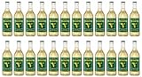 Retsina Malamatina 24x 0,5l Flasche | Geharzter Weißwein aus Griechenland | 10,5% Vol. | +20ml Jassas Olivenöl