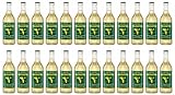 Retsina Malamatina 24x 0,5l Flasche | Geharzter Weißwein aus Griechenland | 10,5% Vol. | +20ml Jassas Olivenöl