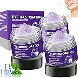 Tooth Repair Mineral Powder Reinigt Sanft, Sorgt für Langanhaltend Frischen Atem, Entfernt Zahnbelag und VerfäRbungen. NatüRliche Formel StäRkt ZäHne und Zahnfleisch. 50g (3)