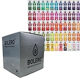 Bolero Mix Pack 58x9g | Saftpulver ohne Zucker, gesüßt mit Stevia + Vitamin C | geeignet für Kinder, Sportler und Diabetiker | glutenfrei und veganfreundlich