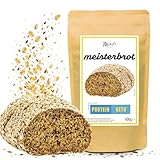Marcel's Meisterbrot – Brotbackmischung für mildes Sonnenblumenbrot (400g) | 50% weniger Kohlenhydrate | Keto, vegan & glutenfrei | Bleibt 10 Tage frisch – Ofenfertig in 1 Minute