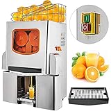 VEVOR Orangenpresse elektrische kommerzielle Zitruspresse Orangensaftmaschine Edelstahl für Orangensaft, Granatapfelsaft, Zitronensaft usw.