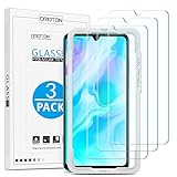 OMOTON [3 Stück Schutzfolie kompatible mit Huawei P30 Lite, 9H Härte, Anti-Kratzen, Anti-Öl, Anti-Bläschen,Kristall-klar [2.5D Runde Kante]