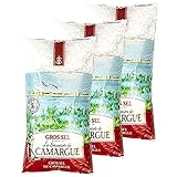 Le Saunier de Camargue - 3er Pack Grobes naturreines Meersalz aus der Camargue - Gros Sel 1000 g - Premium Natur Salz (grob) aus Süd-Frankreich/Mittelmeer