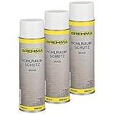 BREHMA 3X Hohlraumschutz Hohlraumversiegelung Spray 500ml Wachs