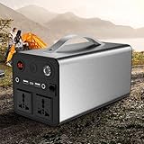 HTDRE Mobile Powerbank für Camping, 300 W, 90000 mAh – Solargenerator für Camping, Reisen, Angeln, Notstromversorgung – AC/DC/USB/Typ-C-Steckdose für den Außenbereich