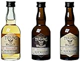 Teeling Whiskey Trinity Pack mit Geschenkverpackung (3 x 50 ml)