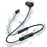 YATWIN Bluetooth Kopfhörer Sport in Ear, Bluetooth 5,0 Sportkopfhörer mit 16 Std HiFi Sound IPX7 Wasserdicht Earbuds, Magnetisches Ultraleicht Ohrhörer mit Noise Cancelling MEMS Mikrofon für Joggen