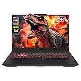 ASUS TUF A17 Gaming Laptop, AMD Ryzen 7-7435HS, 64 GB DDR5 RAM, 4 TB PCIe SSD, 17.3' FHD Display, Nvidia GeForce RTX 4050, 1-Zone RGB QWERTZ Tastatur, Windows 11 Home, Grau