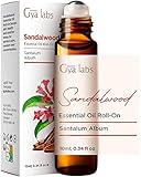 Gya Labs Roll-On mit ätherischem Sandelholzöl (10 ml) – holziger, erdiger Duft