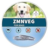 2pcs Hund Zeckenschutz Insektenschutz Halsband für Hunde, Anti-Floh für 8 Monate Schutz, Anti-Floh-Halsband 38-70 cm für Haustiere 2 Stück, Einheitsgröße für alle