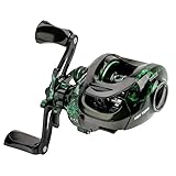 Angeln Baitcasting-Rolle,Magnetisches Bremssystem für das Angeln in Salzwasser und Süßwasser, Baitcaster Angelrollen Mit 18+1BB Edelstahl Kugellagern, Verfügbar in 7.1: 1, Geeignet für Rechtshänder