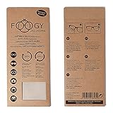 FOOGY Antibeschlag Microfaser Brillentuch | trockenes Reinigungs-Tuch | keine zusätzlichen Flüssigkeiten notwendig