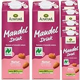 Alnatura Naturland Mandel Drink ungesüßt 1L 1000 milliliter x 6 Stück