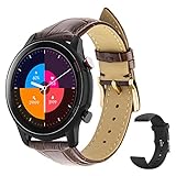 Couple Smart Watch, 2022 TFT HD Smartwatch für Android Handys und iPhone Kompatibel, IP68 Wasserdicht Fitness Tracker mit Herzfrequenz/Blutsauerstoff/Schrittzähler/Schlafmonitor, Smart Watches für