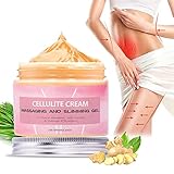 Allony Cellulite Creme, Senfsalbe Anticellulite Creme, Anti-Cellulite-Massagecreme, Senfsalbe Gegen Cellulite,Zum Formen Von Taille Bauch Und Gesäß,100g