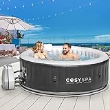 CosySpa aufblasbarer Whirlpool für den Außenbereich - 4 Personen oder 6 Personen Optionen erhältlich (6 Personen)
