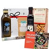 Geschenkset Essig & Öl | Italienischer Spezialitäten Geschenkkorb für Feinschmecker & Gourmets zu Muttertag, Vatertag & Ostern