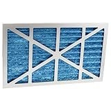 vhbw Filter kompatibel mit Conrad 206465, 207366 Absauganlage - Ersatzfilter Blau Silber Weiß
