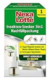 Nexa Lotte Insekten-Stecker 3in1 Nachfüller, Motten, Fliegen, Fruchtfliegen, Essigfliegen, Stechmücken und Mücken, 35 ml