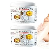 2 Stück Bienengift Multisymptom Behandlungscreme, Bienengift Psoriasis Salbe, Bienengift-Hautpflegecreme, Bienengift Creme für alle Hauttypen