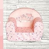 FORTISLINE - Kindersessel ab 1 Jahr – Kinderstuhl - Kuschelsessel - Sessel aus Schaumstoff Kindertraum - Viele Motive