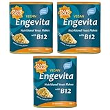 Marigold Health Foods Engevita Hefeflocken mit Vitamin B12 - Vegan & Glutenfrei - Reichhaltige Quelle an B-Vitaminen und Mineralstoffen - 100g (3er Pack)