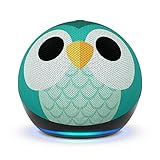 Echo Dot (Neueste Generation) Kids | Smarter WLAN- und Bluetooth-Lautsprecher mit Alexa | 1 Jahr Amazon Kids+ Inhalte inklusive | Eulen-Design
