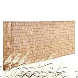 VEVOR Schilfmatten Sichtschutz Zaun, 3 x 1 m, 1er-Set Schilfrohrmatte, Balkon-Schilfmatte für die Terrasse im Hinterhof, dekorativer Zaun für Gartenzaun, Trennwand, Sichtschutz