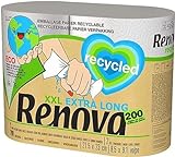 Renova RECYCLED XXL Paper Towel 2 Rolls, 200092167, White, Large