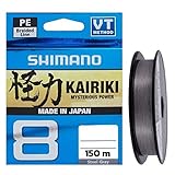 Line Kairiki 8 150 m 0,10 mm 6,5 kg Steel Gray