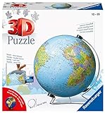 Ravensburger 3D Puzzle 11159 - Globus in deutscher Sprache - 3D Puzzle für Erwachsene und Kinder ab 10 Jahren