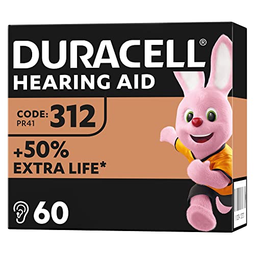 Duracell Hörgerätebatterien Größe 312, 60er Pack [Amazon exclusive]