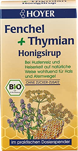 Hoyer Bio Fenchel Thymian Honigsirup (2 x 250 gr)
