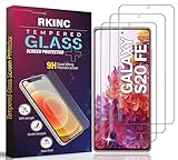 RKINC 3 Stück, Panzerglas Schutz Glas für Samsung Galaxy S20 FE / S20 FE 5G, Panzer HD Displayschutzfolie, 0,33 mm kratzfest, splitterfrei, blasenfrei, lebenslangeGarantie