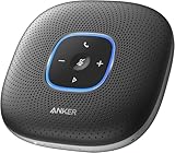 Anker PowerConf Bluetooth Konferenzlautsprecher, 6 Mikrofonen, verbesserte Tonaufnahme, 24H Akku, Bluetooth 5, USB-C Konnektivität, Zoom-Zertifiziert, ideal für Homeoffice (in Schwarz)