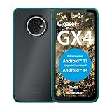 Gigaset GX4 Outdoor Smartphone 4G - Baustellenhandy, staub- & wasserdicht IP68, 6,1' HD+ V-Notch Display mit Corning Gorilla Glass, 64GB+4GB RAM, 48MP Kamera, Schnellladen, Android 14 fähig, Petrol