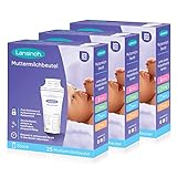 Lansinoh Muttermilchbeutel - 75 Stück - zum sicheren Aufbewahren und Einfrieren von Muttermilch - hygienisch & platzsparend