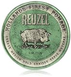 REUZEL Pomade Green Grease Medium Hold, 1er Pack (1 x 113 g), Pfefferminze