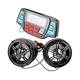 Doumneou Motorrad MP3 Musik Player Audio Freisprecheinrichtung Bluetooth Stereo Lautsprecher FM Radio Wasserdicht