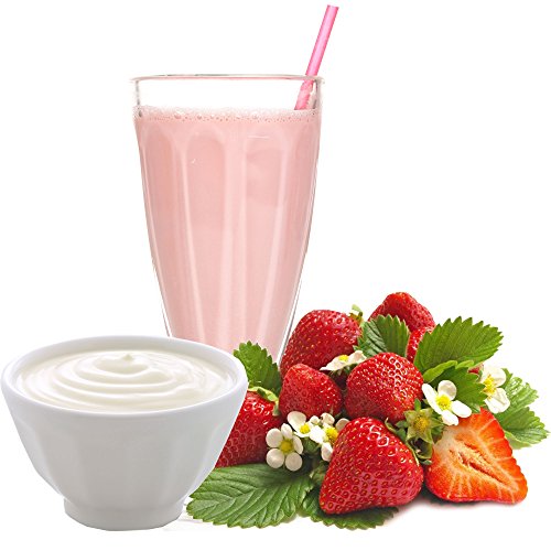 Erdbeer Joghurt Molkepulver Luxofit mit L-Carnitin Protein angereichert Wellnessdrink Aspartamfrei Molke (Erdbeer Joghurt, 1 kg)