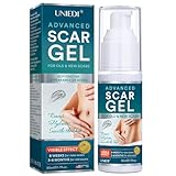 Narbengel 50ml Narbencreme für C-Sektion, Operationen, Verbrennungen, Keloid, Akne, Scar Gel verwendbar mit Scar Tape (4cmx300cm)
