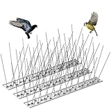 75cm Taubenabwehr Vogelabwehr Bird Spikes, Edelstahl Vogelschreck mit robusten und verstellbaren Spikes,Taubenschreck rostfrei & UV-Beständig für Balkon Dach Fenster oder Sichtschutz Spikes gegen