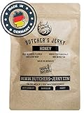Beef Jerky Made in Germany von BUTCHERS JERKY mit hohem Proteingehalt | 3 Geschmacksrichtungen | Regionales Fleisch - Beste Zutaten (Honey, 250 Gramm)