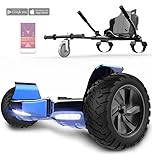 RCB Hoverboards SUV mit Sitz Hoverboards Off-Road, App-fähige Bluetooth Hoverboards, 8,5 '' Hummer + Hoverkart Go Kart für Self Balancing hoverboards, Geschenk für Kinder