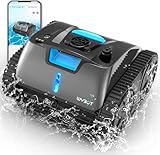 WYBOT C1 MAX Akku Poolroboter Boden und Wand mit App, 240 Min. Vollautomatisch Poolsauger, Intelligente Wegeplanung Poolreiniger mit 65W-Motor, Infrarotsensor, Regelmäßige Zyklusreinigung, 200 ㎡