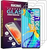 RKINC 3 Stück, Panzerglas Schutz Glas für Huawei P30 Lite, Nova 4e, Panzer HD Displayschutzfolie, 0,33 mm kratzfest, splitterfrei, blasenfrei, lebenslangeGarantie