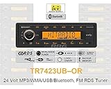 Continental TR7423UB-OR 24 Volt - MP3-Autoradio mit Bluetooth/USB/AUX-IN
