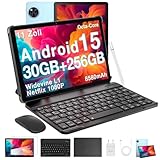 DOOGEE U11 Pro Android 15 Tablet 11 Zoll, 30GB+256GB (2TB TF) Netflix 1080P, 8580mAh, 90Hz Display,5G WiFi, T7200 Octa Core Tablets PC, 13MP+5MP, Tablet mit Tastatur, Stift, Maus, Hülle