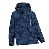 Generisch Outdoor Jacken Für Herren Schutzjacken Casual Storm Jacke Trend Sport Radfahren Outdoor Jacke für Männer Sportliches Basic Jacken Herrenmode (Blue, L)